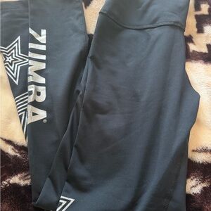 Zumba Black Leggings S EUC